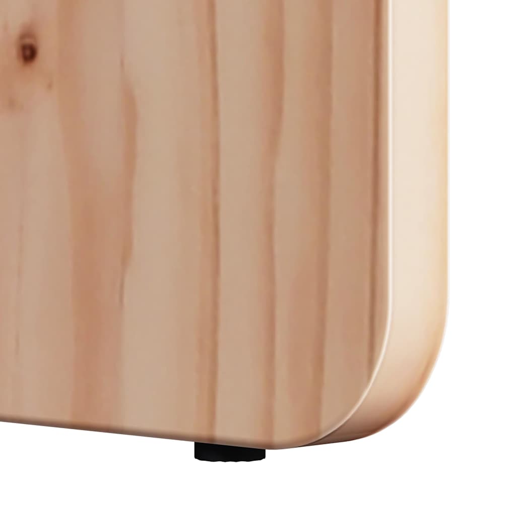 Couchtisch 2 stk. Natur 79 x 39,5 x 40 cm Massivholz Kiefer