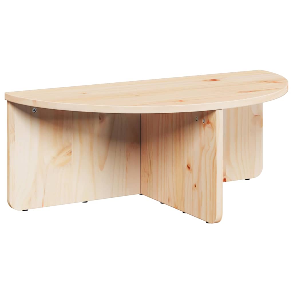 Couchtisch 2 pcs Natur 79 x 39,5 x 40 cm Massivholz Kiefer