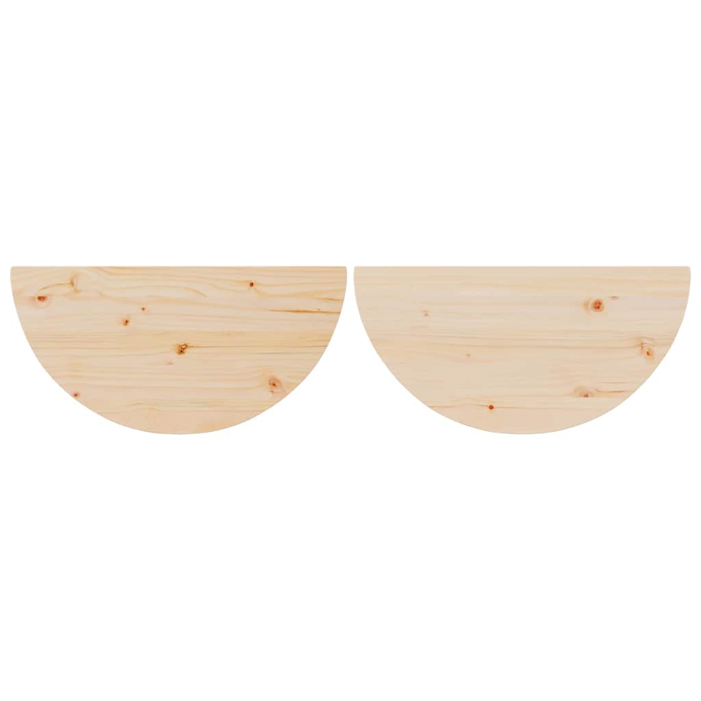 Couchtisch 2 stk. Natur 79 x 39,5 x 40 cm Massivholz Kiefer