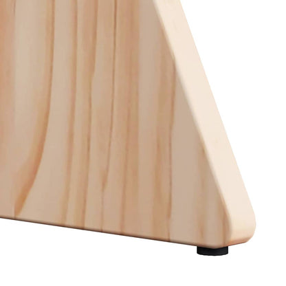 Couchtisch 3 stk. Natur 49 x 49 x 30 cm