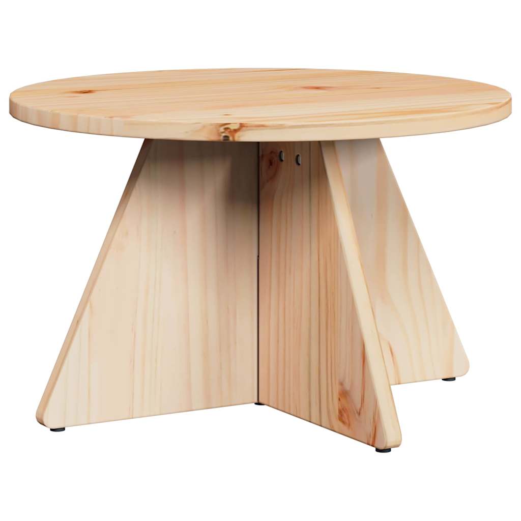 Couchtisch 3 pcs Natur 49 x 49 x 30 cm Massivholz Kiefer