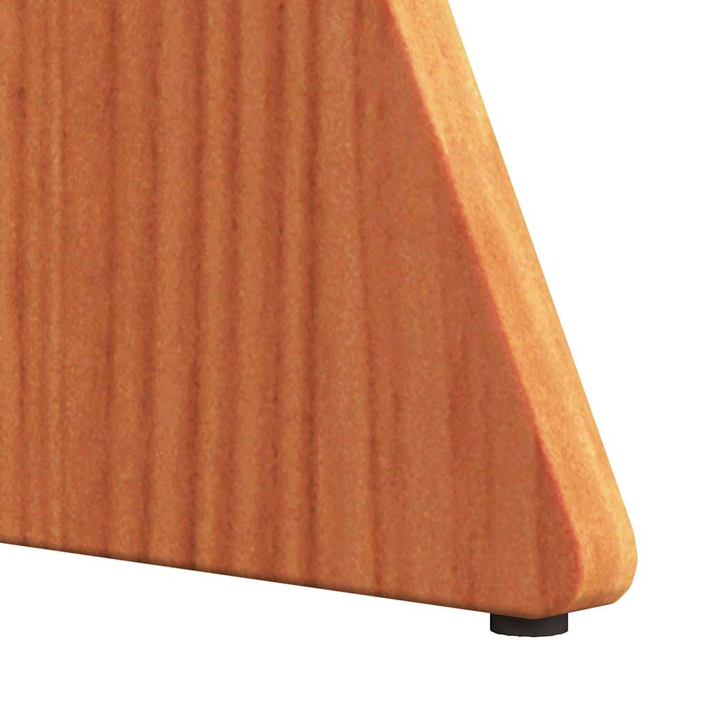 Couchtisch 3 pcs Wachsbraun 49 x 49 x 30 cm Massivholz Kiefer