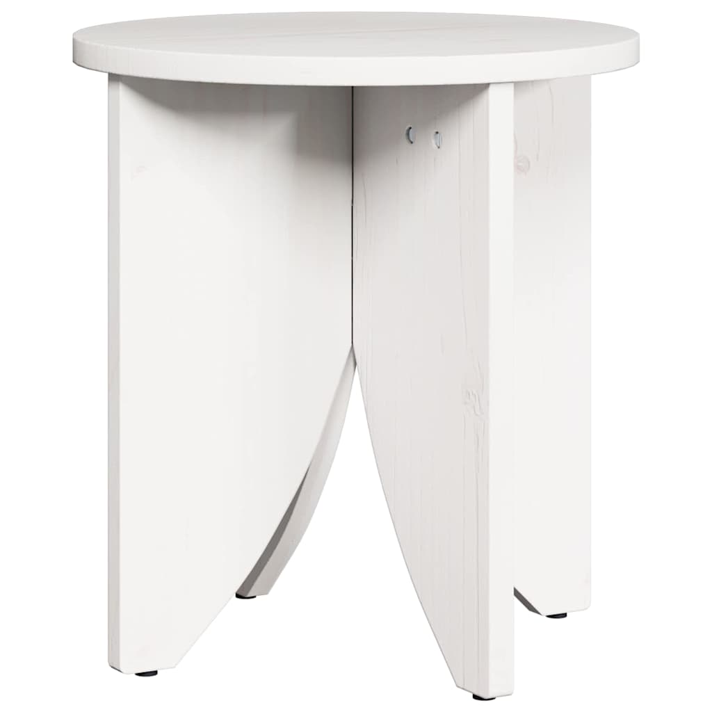 Couchtisch 2 pcs Weiß 41,5 x 41,5 x 44 cm Massivholz Kiefer