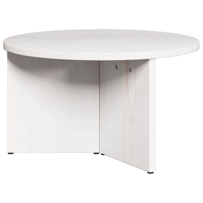 Couchtisch 2 stk. Weiß 49 x 49 x 28 cm Massivholz Kiefer