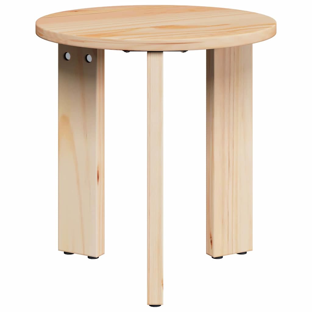 Couchtisch 3 pcs Natur 47,5 x 47,5 x 27 cm Massivholz Kiefer