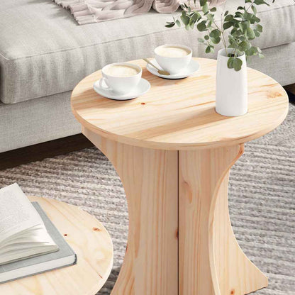 Couchtisch 2 stk. Natur 46 x 46 x 47 cm Massivholz Kiefer