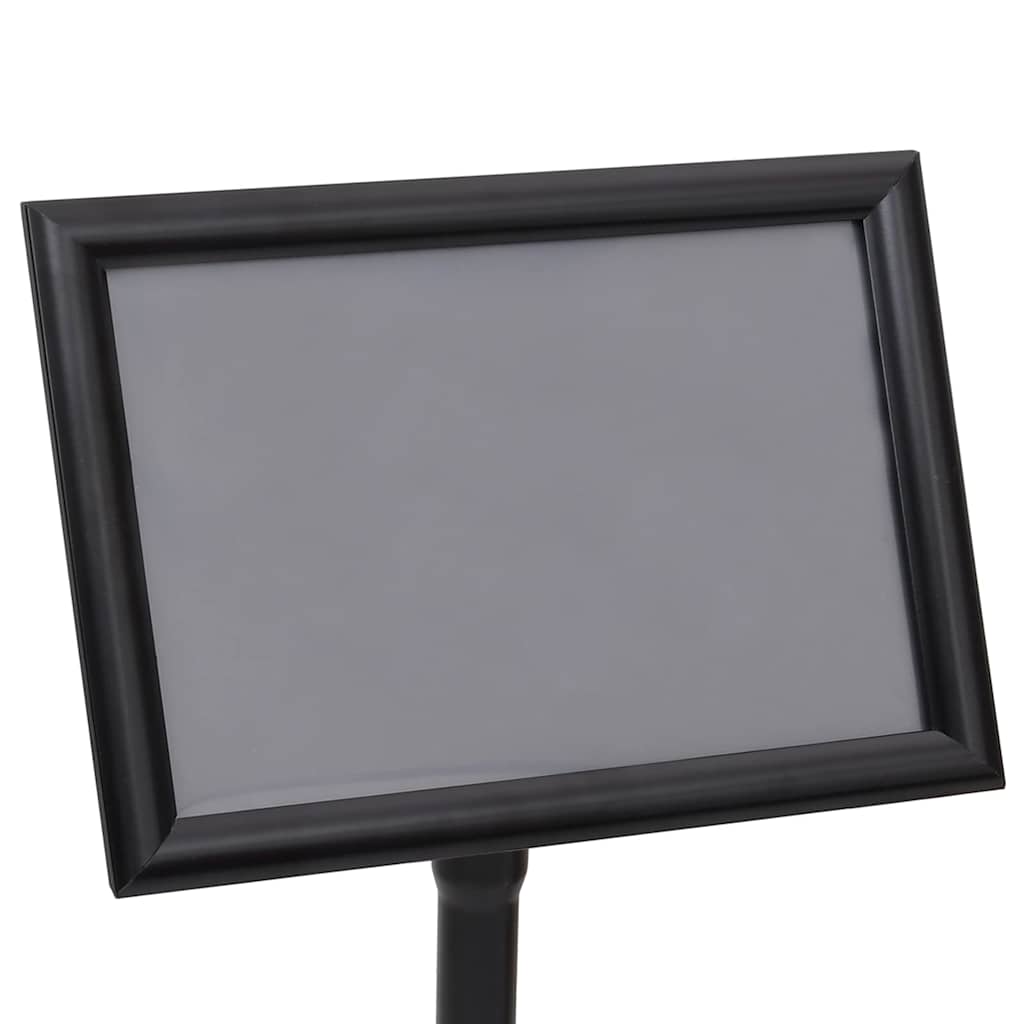 Plakatständer 2 stk. Schwarz 45 x 32,7 x 108 cm Aluminium