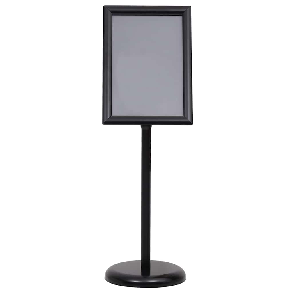 Plakatständer 2 stk. Schwarz 45 x 32,7 x 108 cm Aluminium