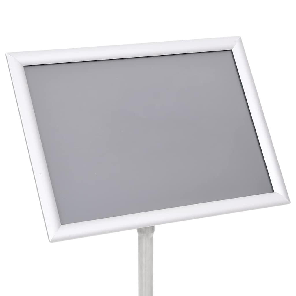 Plakatständer 2 stk. Silber 45 x 32,7 x 108 cm Aluminium