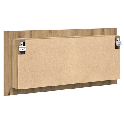 LED Spiegel-Schrank Artisan-Eiche 100 x 12 x 45 cm