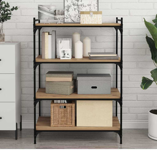 Regalbrett 4 pcs Braun 80 x 40 x 1.5 cm Holzwerkstoff
