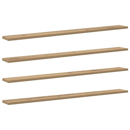 Regalbrett 3 Ebenen 4 stk. 100 x 10 x 1,5 cm Holzwerkstoff