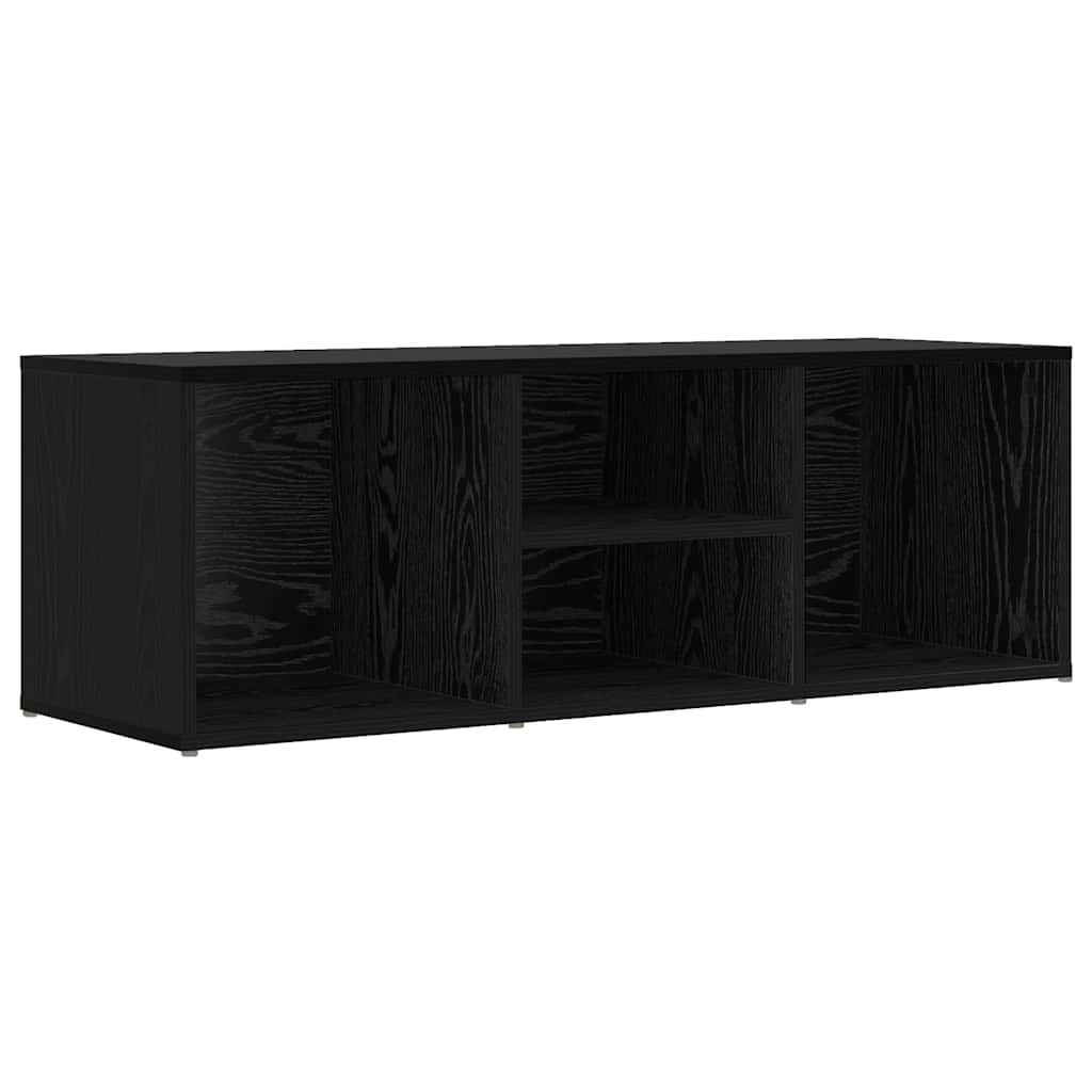 Schuhbank 102 x 35 x 35 cm Holzwerkstoff Schwarz Eichen-Optik