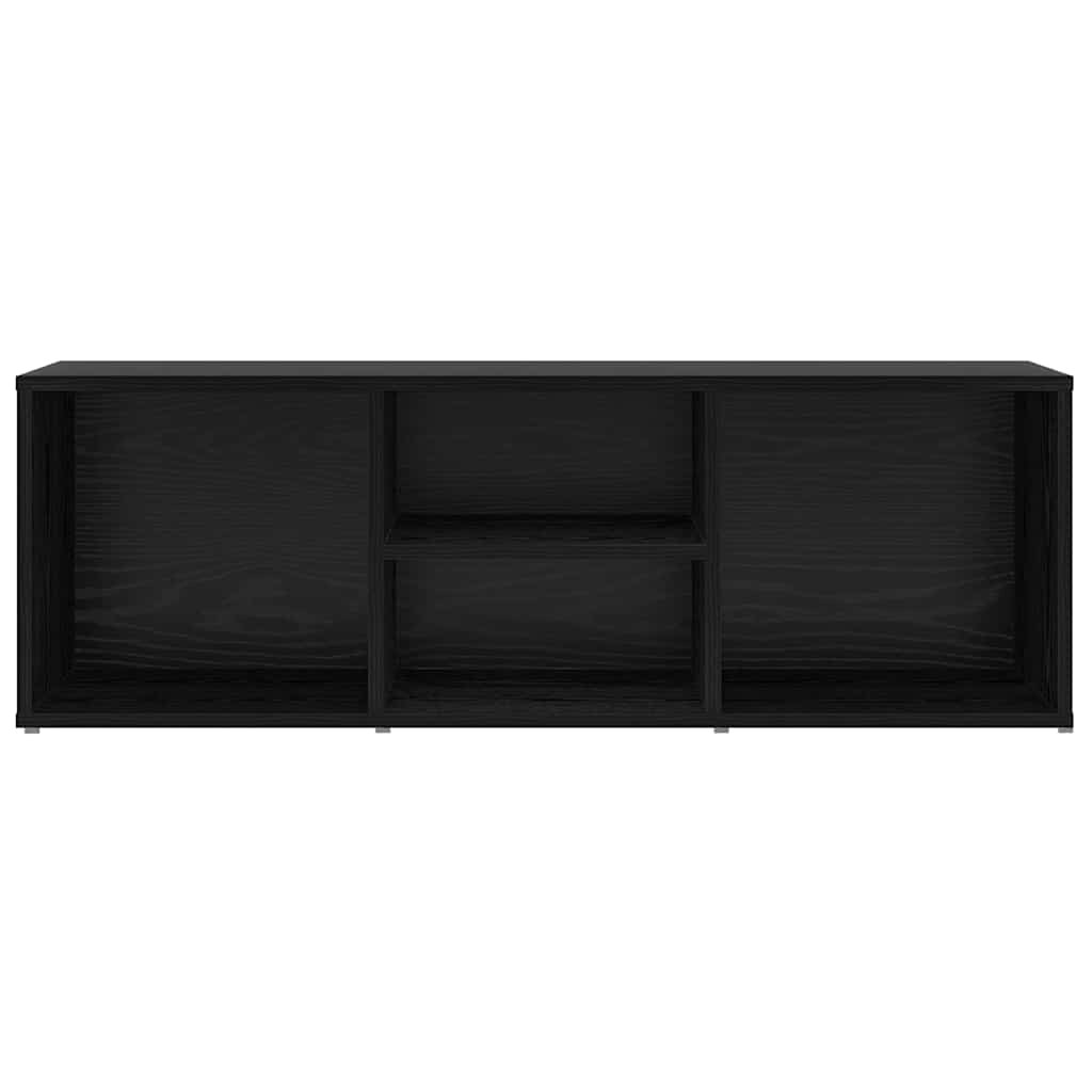 Schuhbank 102 x 35 x 35 cm Holzwerkstoff Schwarz Eichen-Optik