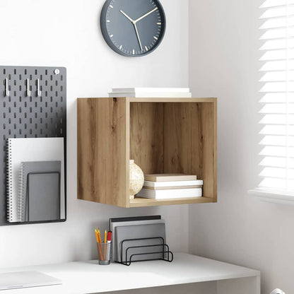 Wandschrank Wandhalterung Artisan-Eiche 37 x 37 x 37 cm
