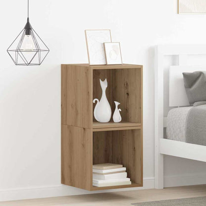 Wandschrank 2 stk. Artisan-Eiche 37 x 37 x 37 cm Holzwerkstoff