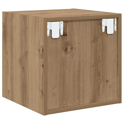 Wandschrank 2 stk. Artisan-Eiche 37 x 37 x 37 cm Holzwerkstoff