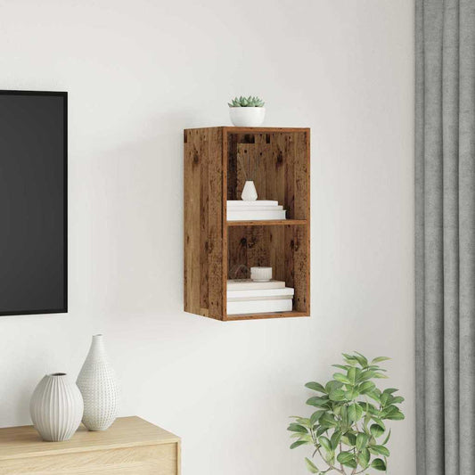 TV-Schrank Wandmontiert Altholz 37 x 37 x 72 cm Holzwerkstoff