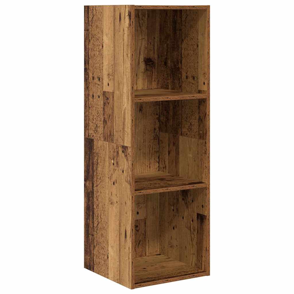 TV-Schrank Wandmontiert Altholz 37 x 37 x 107 cm Holzwerkstoff