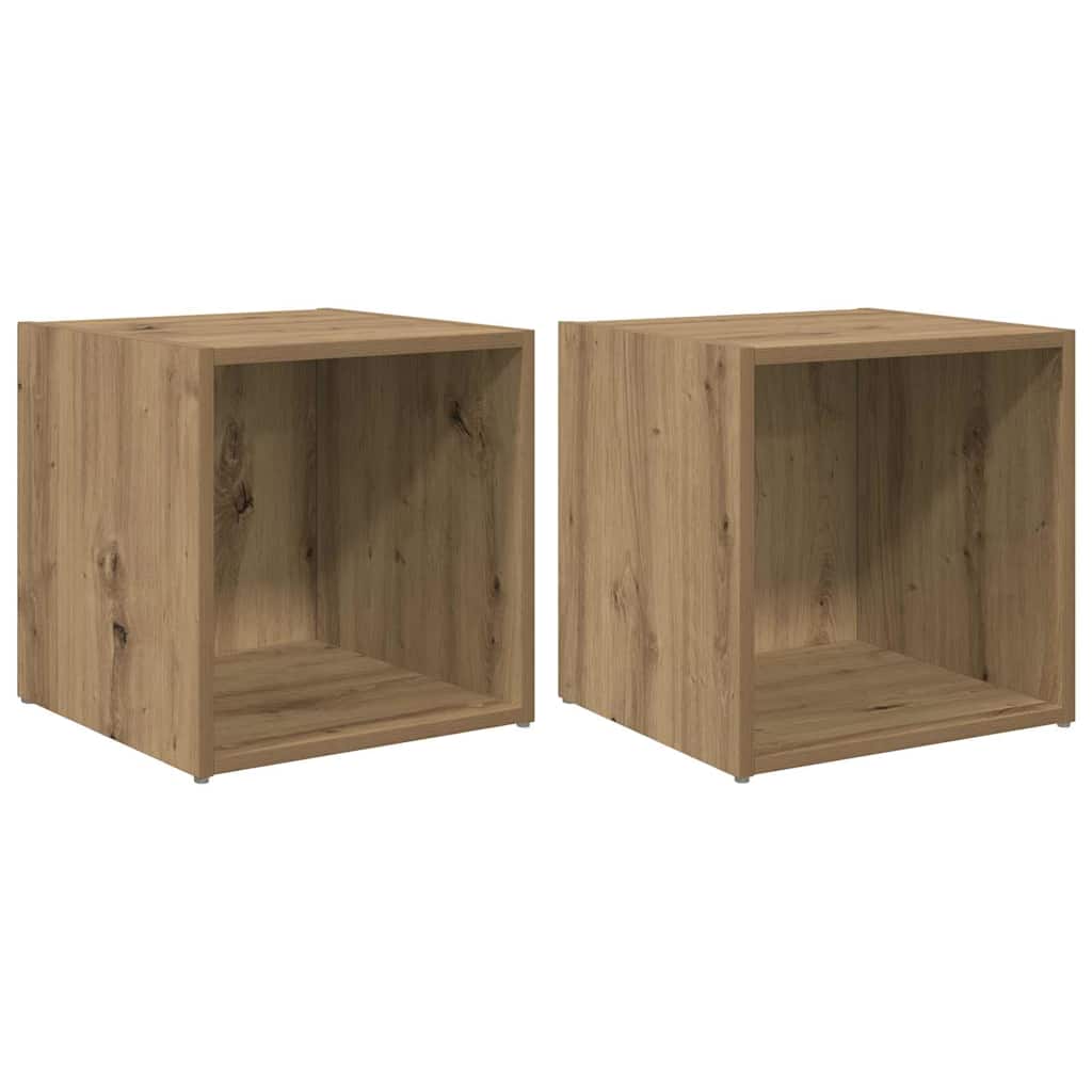TV-Schrankset 2 stk. Artisan-Eiche Holzwerkstoff