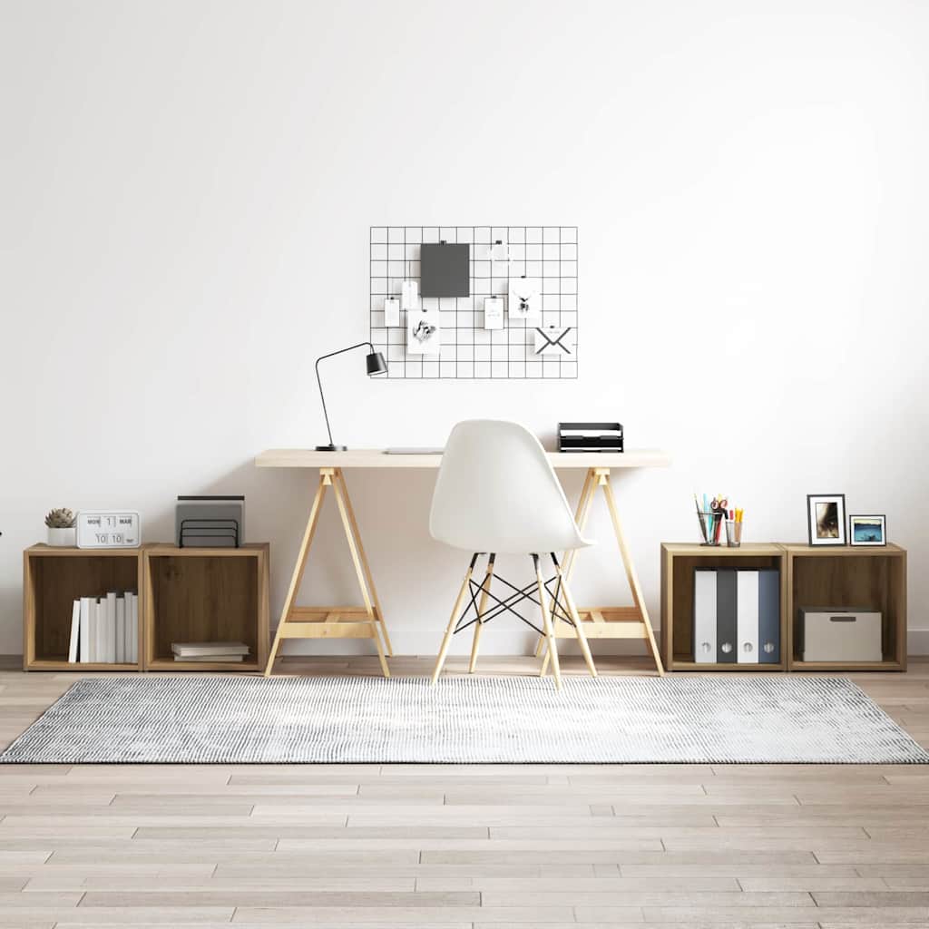 TV-Schrankset 4 stk. Artisan-Eiche Holzwerkstoff