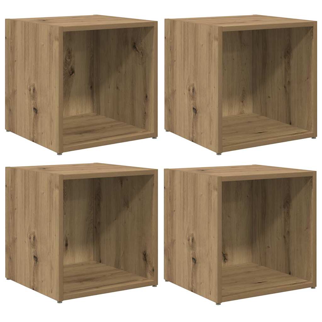 TV-Schrankset 4 stk. Artisan-Eiche Holzwerkstoff