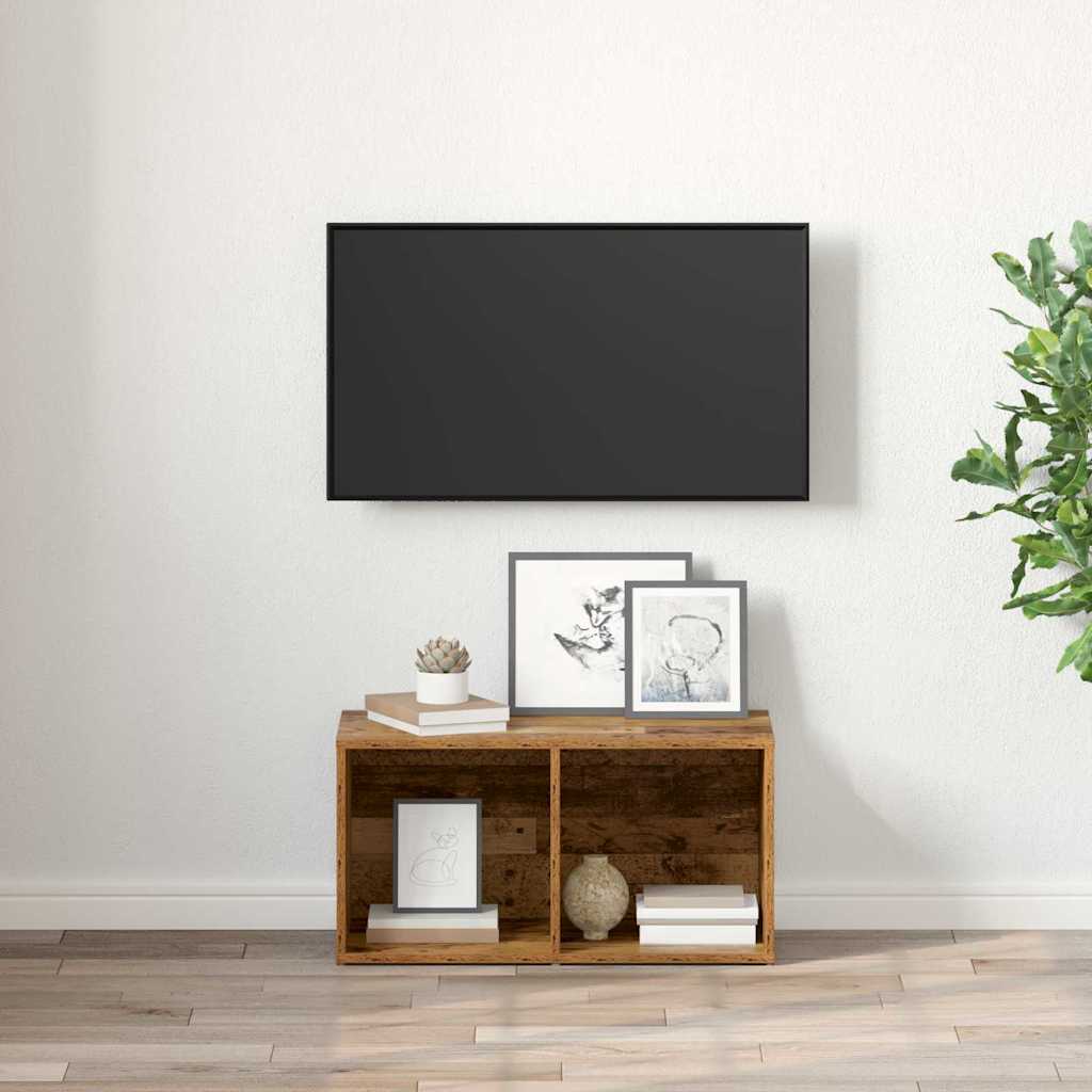 TV-Schrankset 72 x 35 x 37 cm Braun Holzwerkstoff