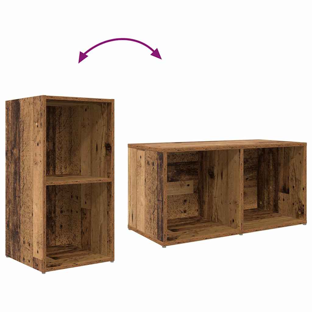 TV-Schrankset 72 x 35 x 37 cm Braun Holzwerkstoff