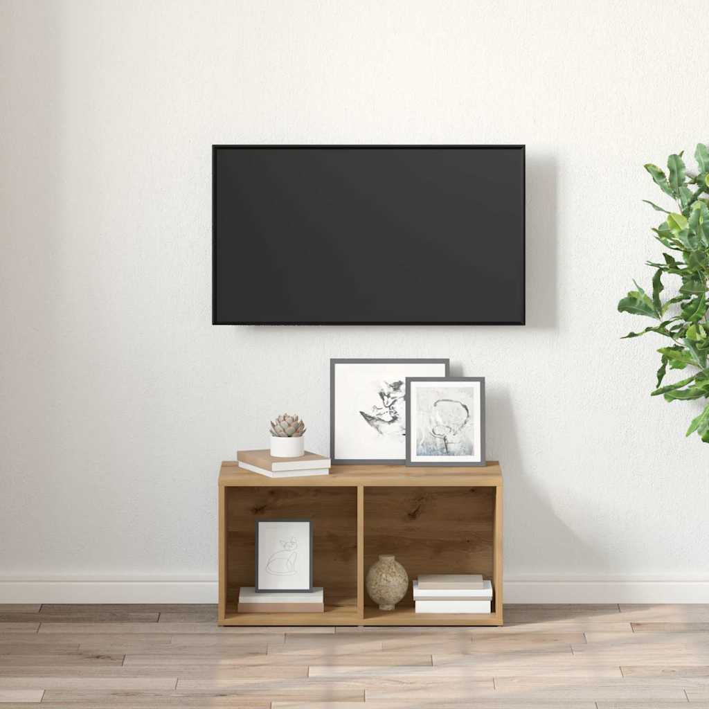 TV-Schrankset 72 x 35 x 37 cm Braun Holzwerkstoff