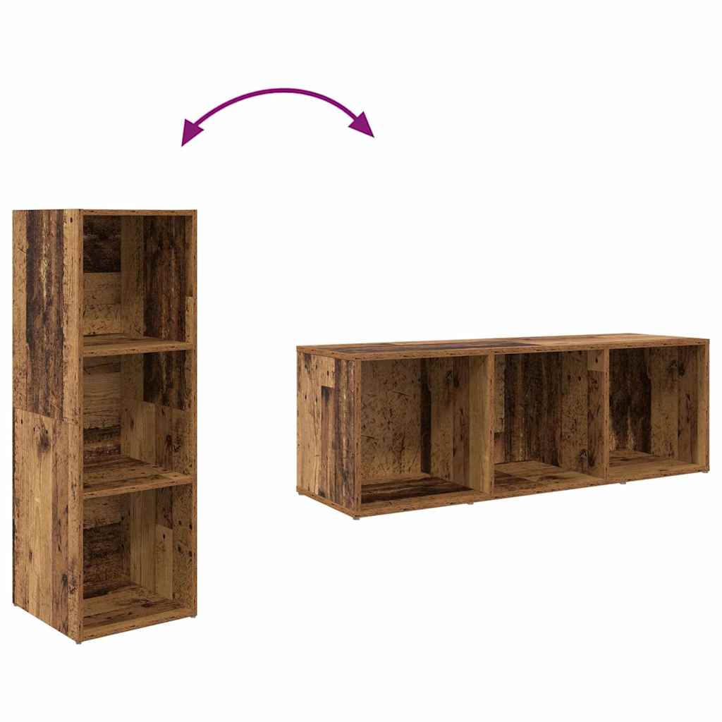 TV-Schrankset 72 x 35 x 37 cm Braun Holzwerkstoff