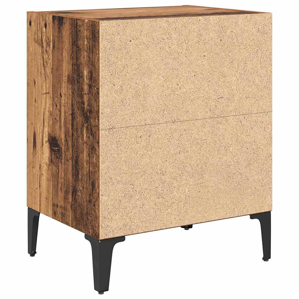 Nachttisch Altholz 40 x 30 x 50 cm Holzwerkstoff