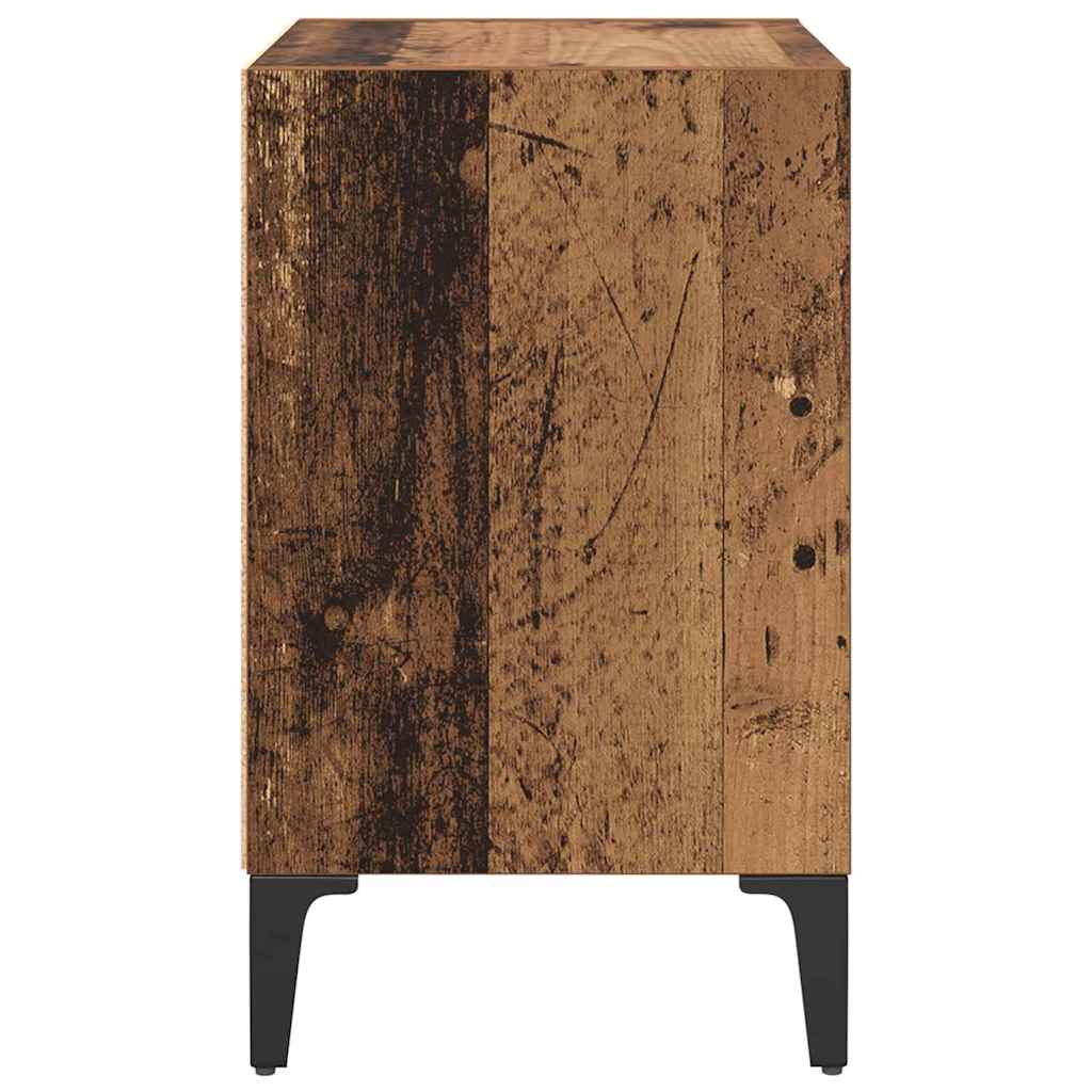 Nachttisch Altholz 40 x 30 x 50 cm Holzwerkstoff