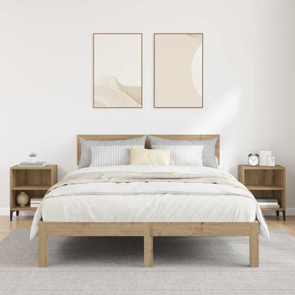 Nachttisch 2 stk. Artisan-Eiche 40 x 30 x 50 cm Holzwerkstoff