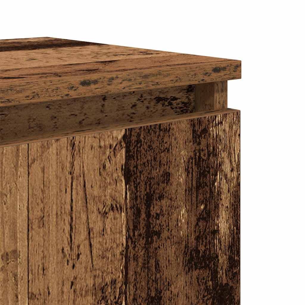 Nachttisch Altholz 40 x 30 x 50 cm Holzwerkstoff
