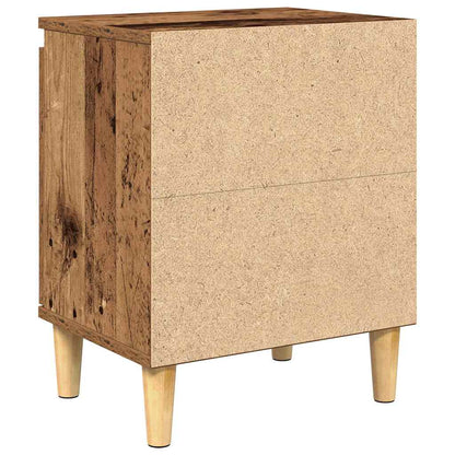 Nachttisch Altholz 40 x 30 x 50 cm Holzwerkstoff