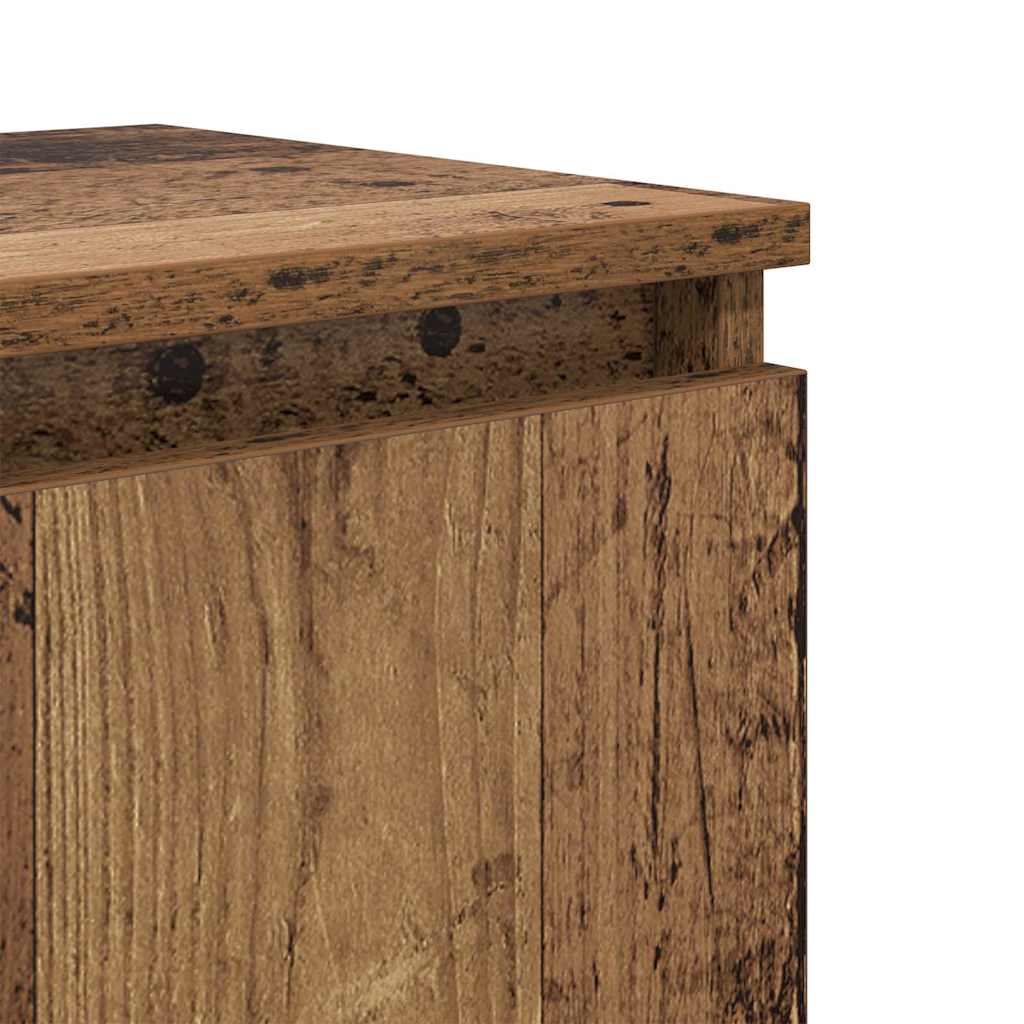 Nachttisch Altholz 40 x 30 x 50 cm Holzwerkstoff