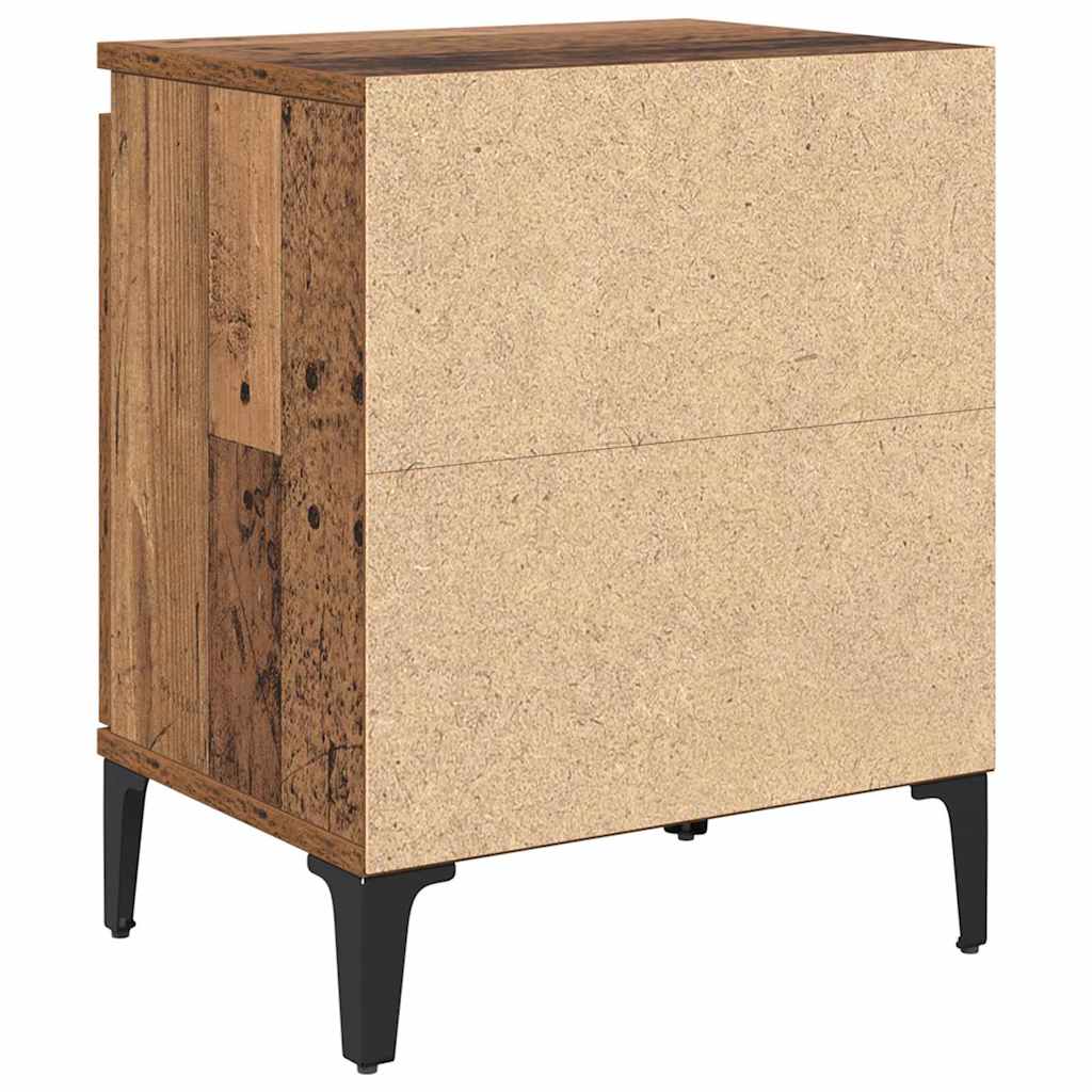 Nachttisch Altholz 40 x 30 x 50 cm Holzwerkstoff