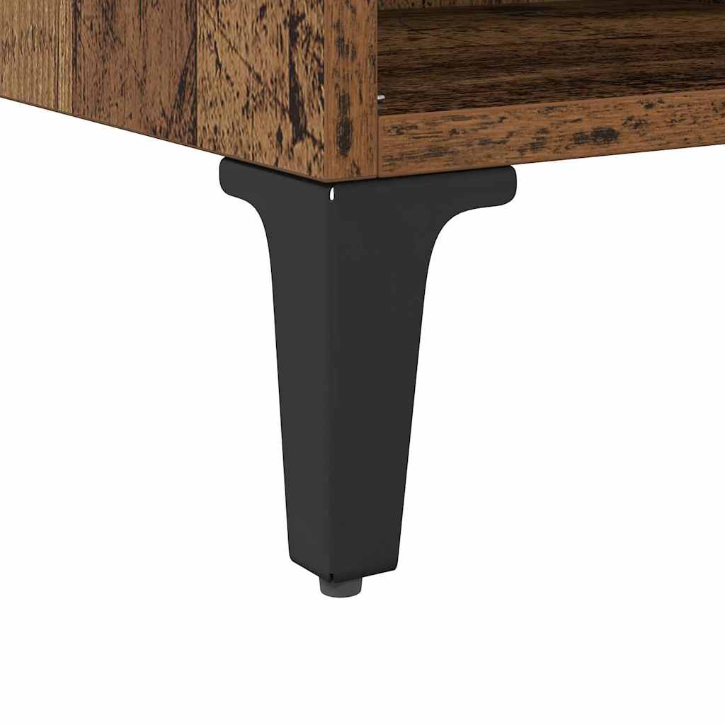 TV-Schrankset Wandmontiert Braun Holzwerkstoff