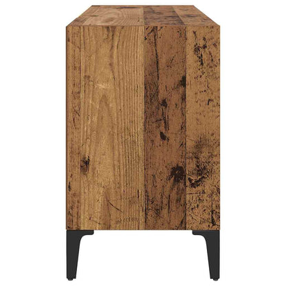 TV-Schrankset Wandmontiert Braun Holzwerkstoff
