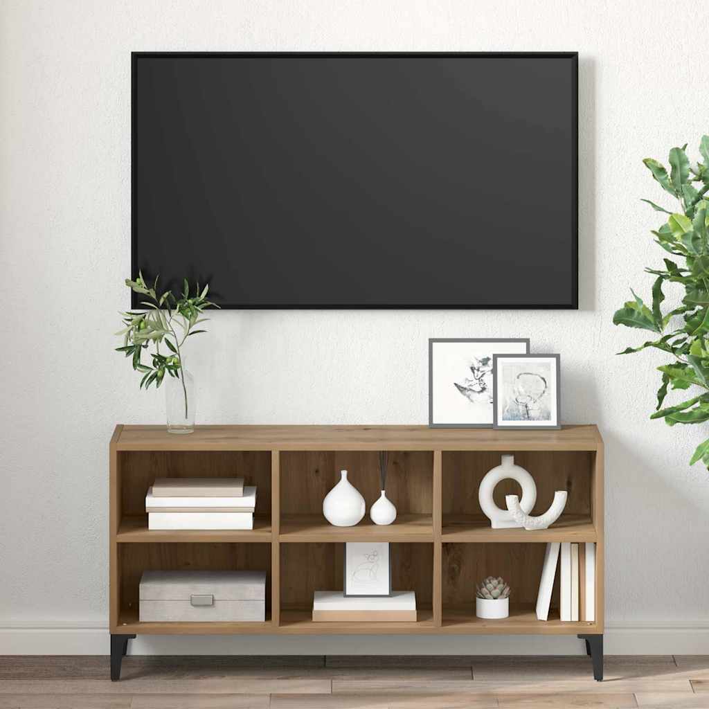 TV-Schrankset 103,5 x 30 x 50 cm Braun Holzwerkstoff