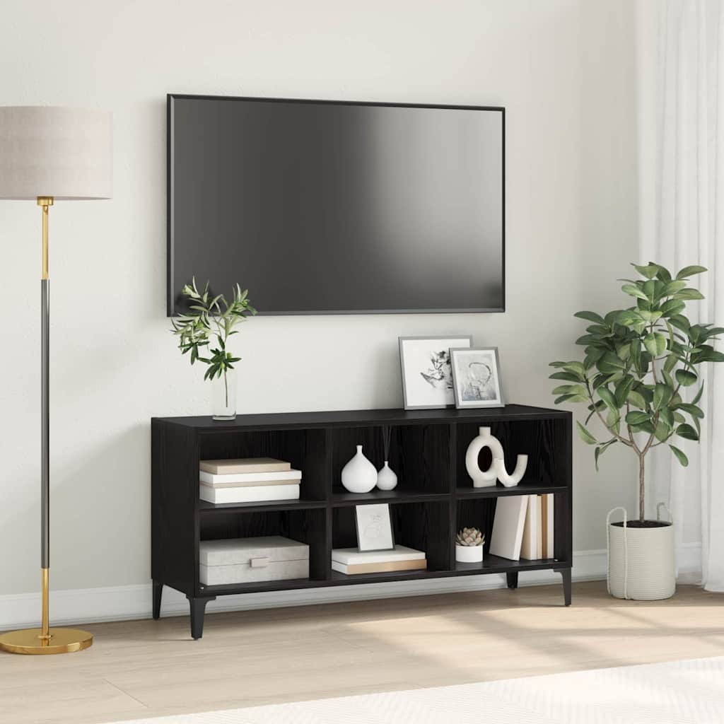 TV-Schrankset Schwarz 103,5 x 30 x 50 cm Holzwerkstoff