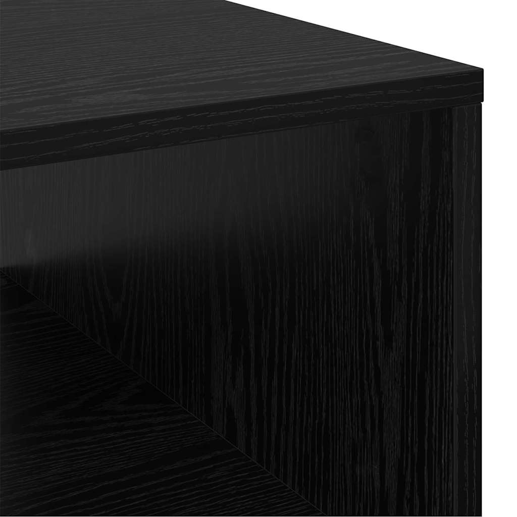 Couchtisch Schwarz Eichen-Optik 102 x 55 x 35 cm Holzwerkstoff