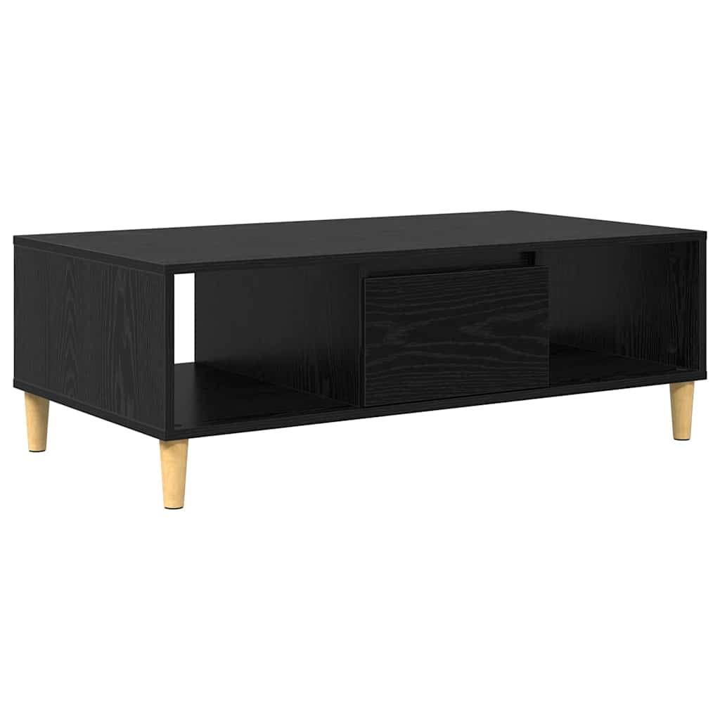 Couchtisch Schwarz Eichen-Optik 103,5 x 60 x 35 cm