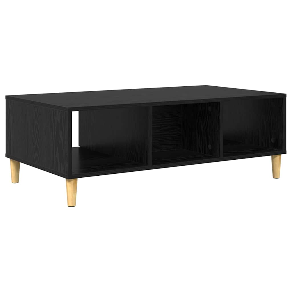 Couchtisch Schwarz Eichen-Optik 103,5 x 60 x 35 cm