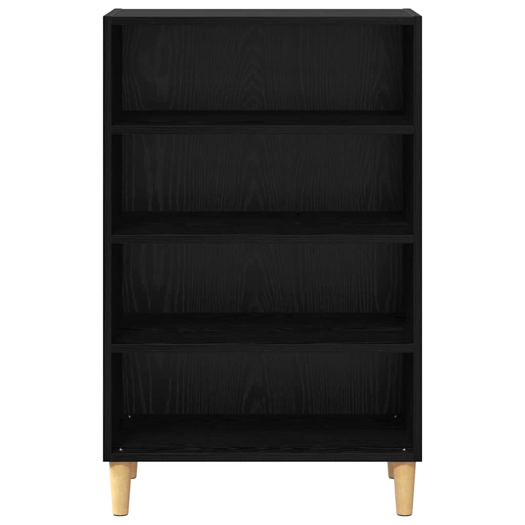 Sideboard Schwarz Eichen-Optik 57 x 35 x 89,5 cm Holzwerkstoff