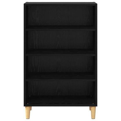 Sideboard Schwarz Eichen-Optik 57 x 35 x 89,5 cm Holzwerkstoff