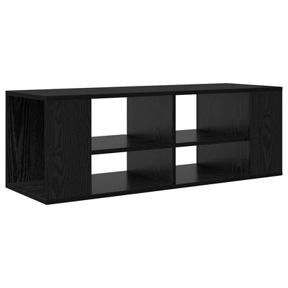 TV-Schrankset 102 x 35 x 35 cm Schwarz Eichen-Optik
