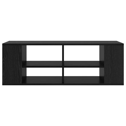 TV-Schrankset 102 x 35 x 35 cm Schwarz Eichen-Optik
