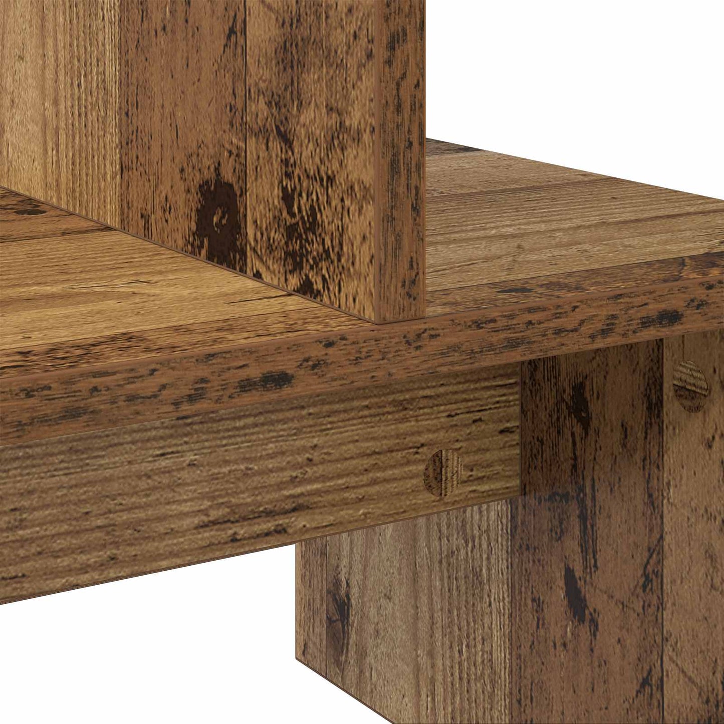 TV-Schrankset 180,5 x 30 x 43 cm Altholz Holzwerkstoff