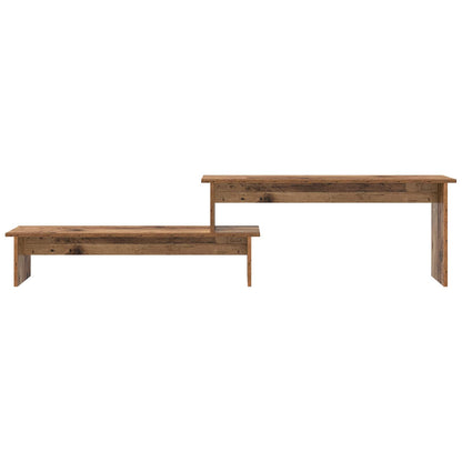 TV-Schrankset 180,5 x 30 x 43 cm Altholz Holzwerkstoff